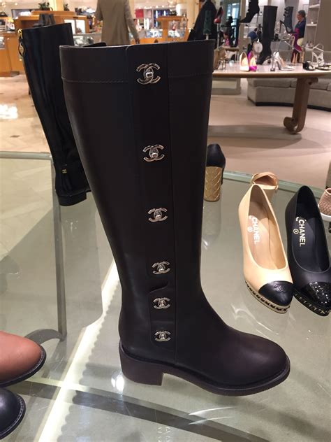 saks chanel boots.